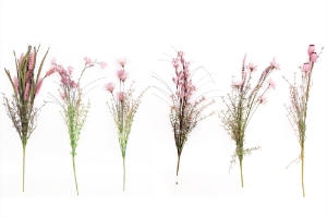 Artificial Flowers Wild Dusky Pink 56cm