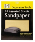Sandpaper Set 10Pce. Assorted NOT Full Sheet Size!!