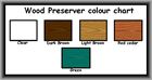 wood preserver colour chart