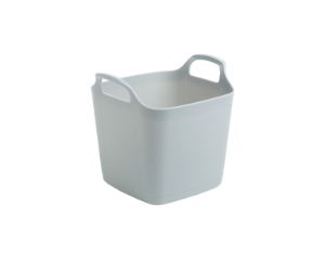 Tub All Purpose Calibrated Flexi Trug Square Gy. - Various Sizes