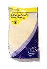 Gloves Household Rubber Yellow - Various Sizes