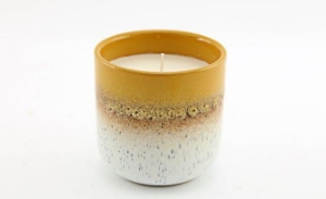 Candle Abstract in Pot 9cm