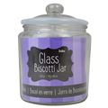 Biscuit Jar BISCOTTI .9Ltr. 16x11cm Glass