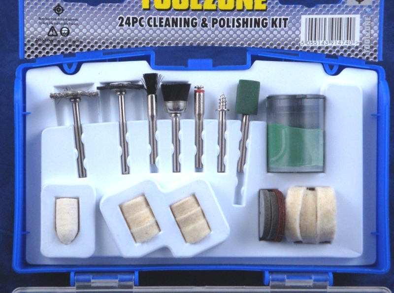 Warrior Multi Tool Accesory Kit 24Pce. Rotary Clean & Polish