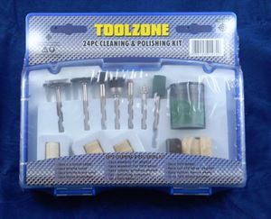 KDPHB308 24PC CLEANING AND POLISHING KIT