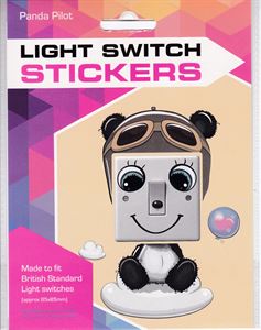 Sticker Set for Light Switch Panda Pilot