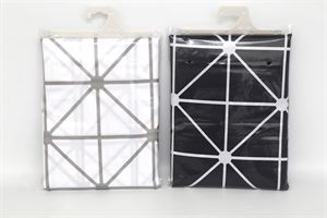 Shower Curtain Polyester Geometric Design 180x180cm