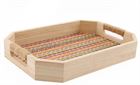 Tray BATIK Design Wooden 34x24cm