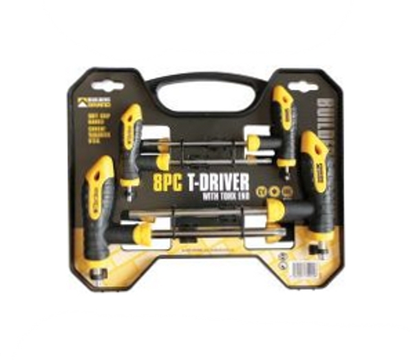 Warrior Screwdriver Set 8Pce. TX(Torx) Tee Handle Warrior