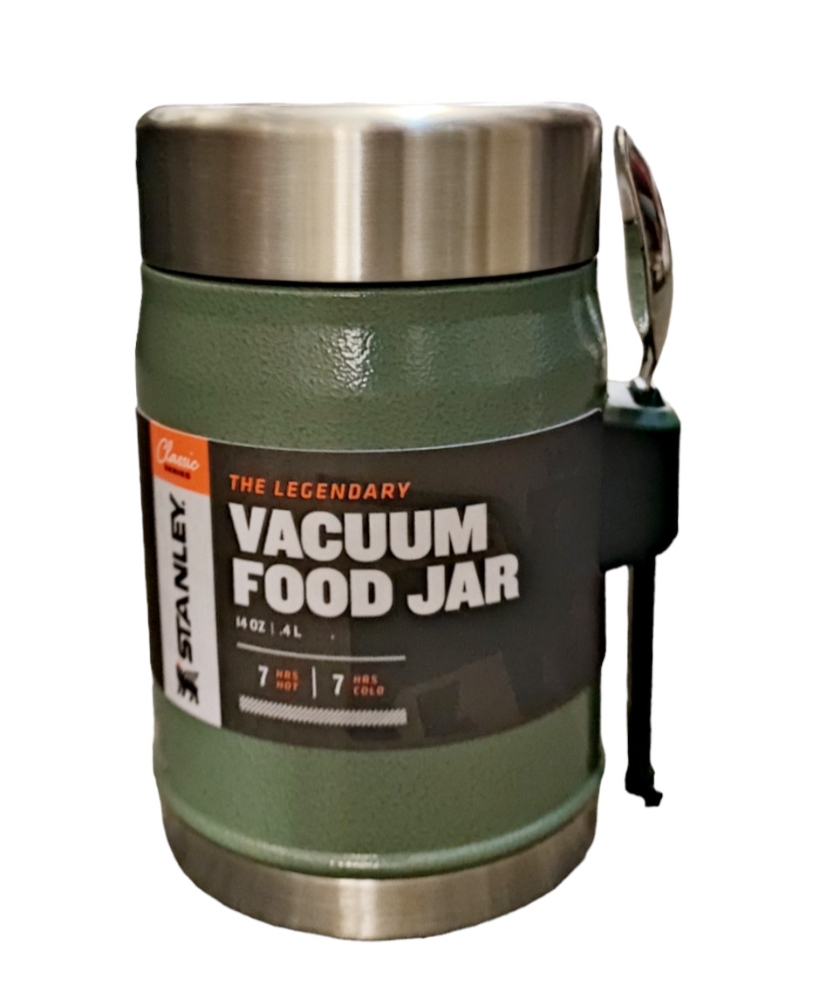 Warrior Flask STANLEY Classic Hammertone Green .40Ltr. Food & Spork