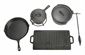 Cookware Set PRO FLAME Cast Iron 9Pce. In Ply Case