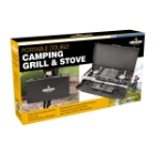 Stove Camping Double Burner & Grill 4.5Kw