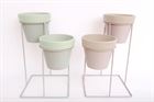 Planter Terracotta x2 on Stand 30x35cm Internal - Various Colours