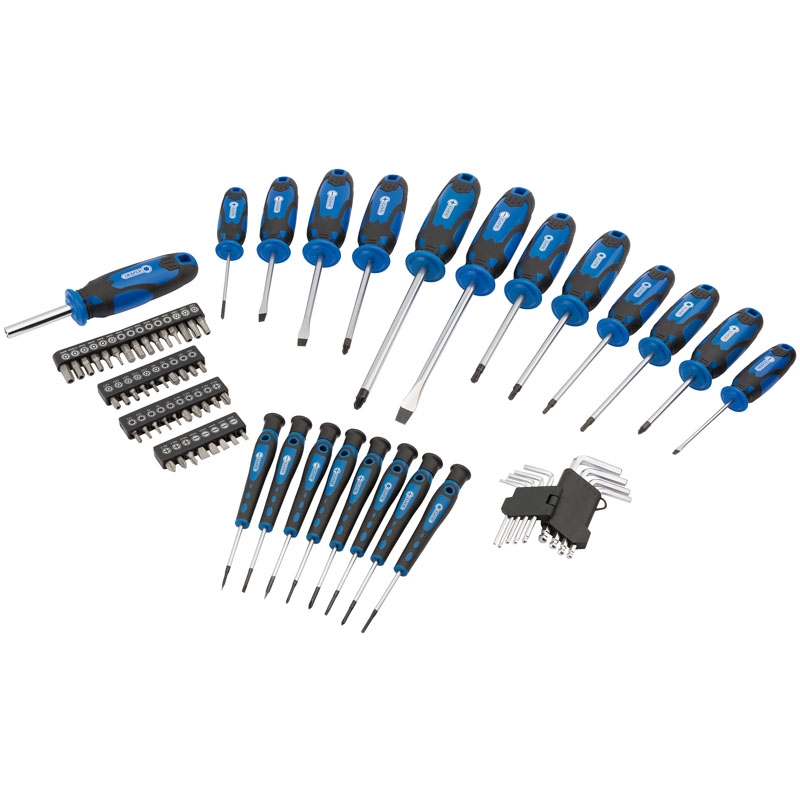 Warrior Screwdriver Set DRAPER 73Pce. Deluxe Multi Bit Warrior