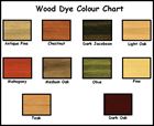wood dye colour chart