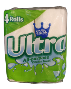Kitchen Towels ULTRA 2Ply 50Sheet 4 Pack