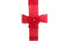 Christmas Door Bow Red Diamonte 45x246cm
