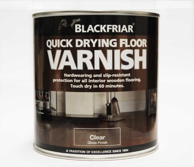 Warrior Blackfriar Quick Drying duratough Floor Varnish Clear Gloss 