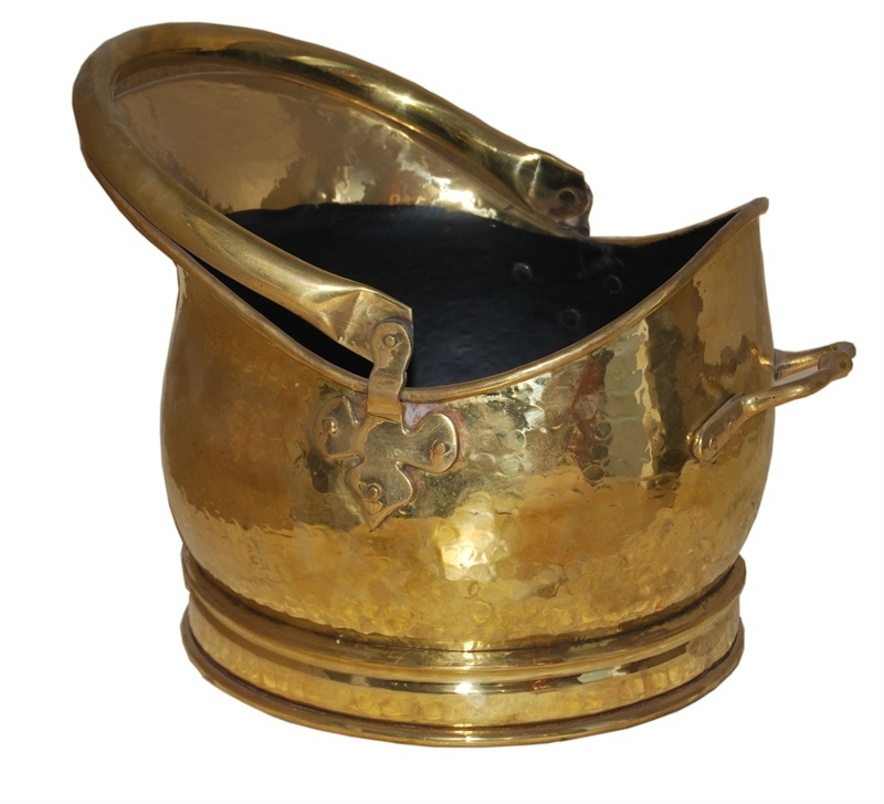 Warrior Medium German Style Brass Coal Bucket Warrior Warehouses Ltd