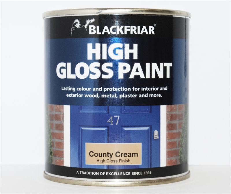 Warrior Blackfriar High Gloss Paint County Cream 500ml Warrior