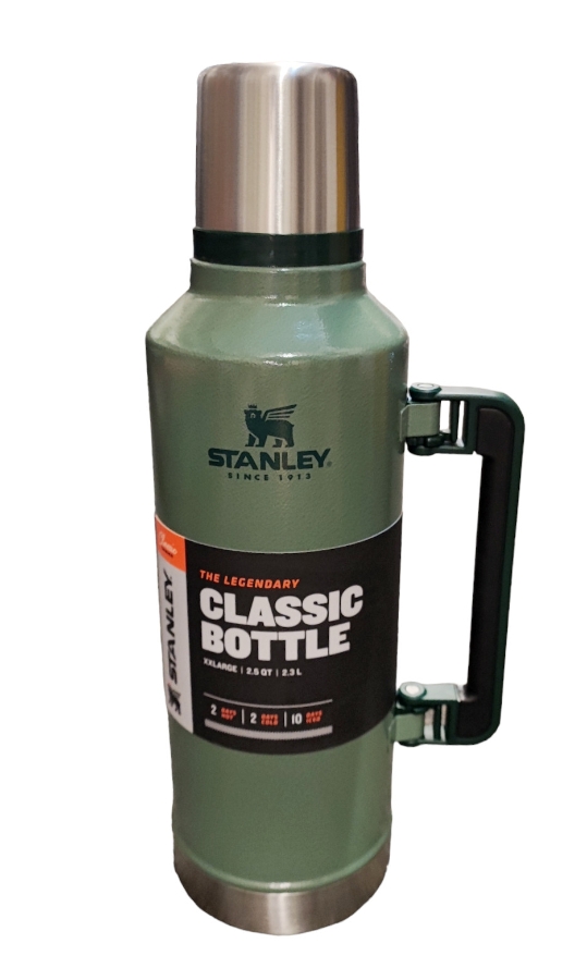 Warrior - Flask STANLEY Classic Hammertone Green 2.3Ltr. - Warrior  Warehouses Ltd