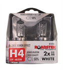 Car Bulb ROADSTER H4 12Volt 60/55Watt Xenon White x2