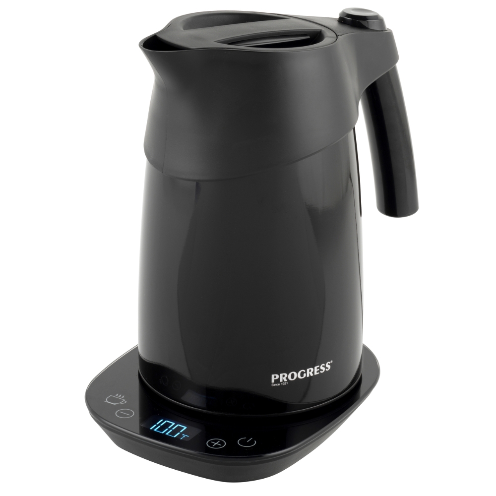 Warrior Kettle PROGRESS Smart Boil Black Warrior Warehouses Ltd