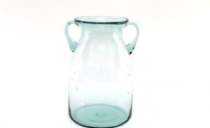 Vase BUBBLE with Handles 28x14cm Glass