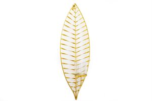 Candle Holder Wall Mounting LEAF Design 55x22cm