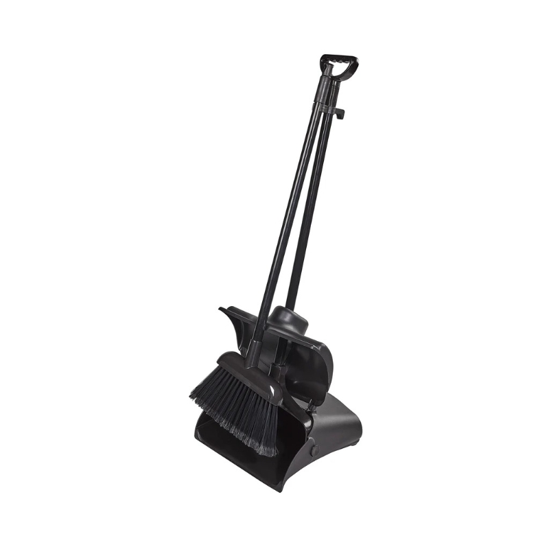 Warrior Dustpan & Brush Set Long Handle Deluxe Heavy Duty Warrior