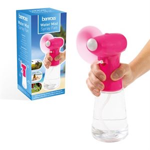 Fan Handheld & Water Mist Sprayer Pink