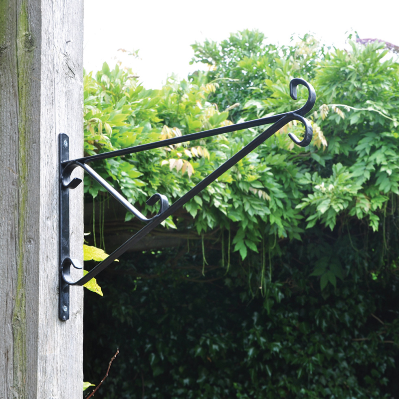 Hanging Basket Bracket 37.5cm Black H Duty WARRIOR WAREHOUSES Warrior Warehouses Ltd Hanging Basket Bracket 37.5cm Black H Duty WARRIOR WAREHOUSES Warrior Warehouses Ltd