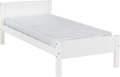Bedstead AMBER White Wood - Various Sizes
