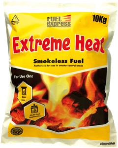Extreme Heat PREMIUM Smokeless Fuel 10Kg (100 PP)