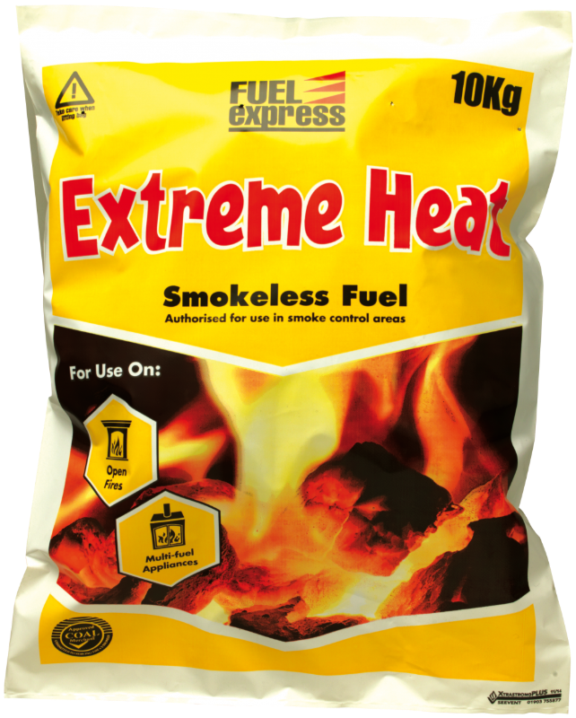 Warrior Extreme Heat PREMIUM Smokeless Fuel 10Kg (100 PP) Warrior