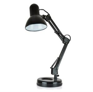 Desk Lamp Swing Poise Onyx Black SES