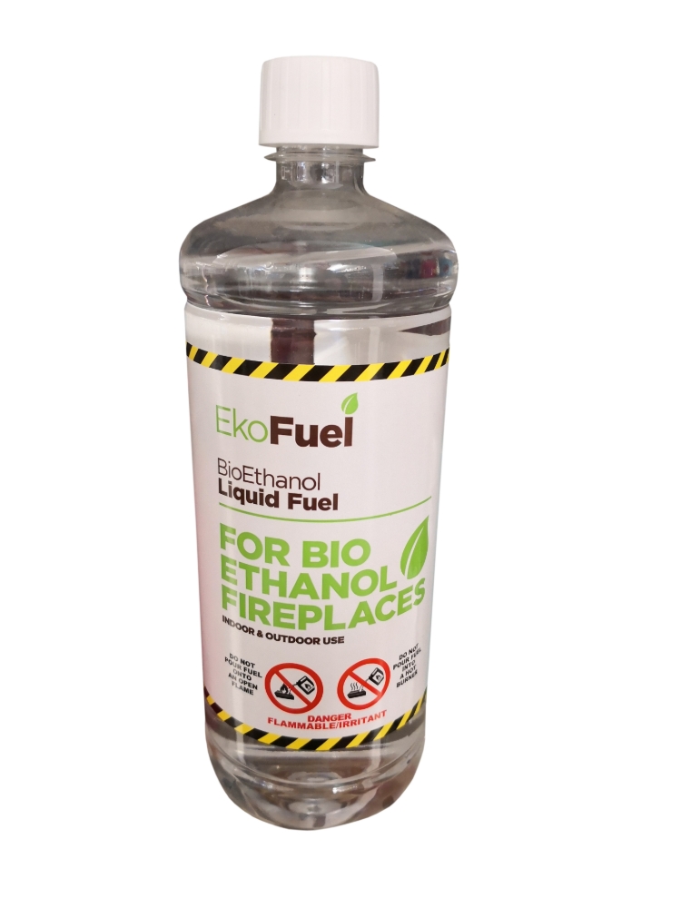 Warrior BioEthanol Liquid Fuel EkoFUEL 1Ltr. Clean Burn ExWorks