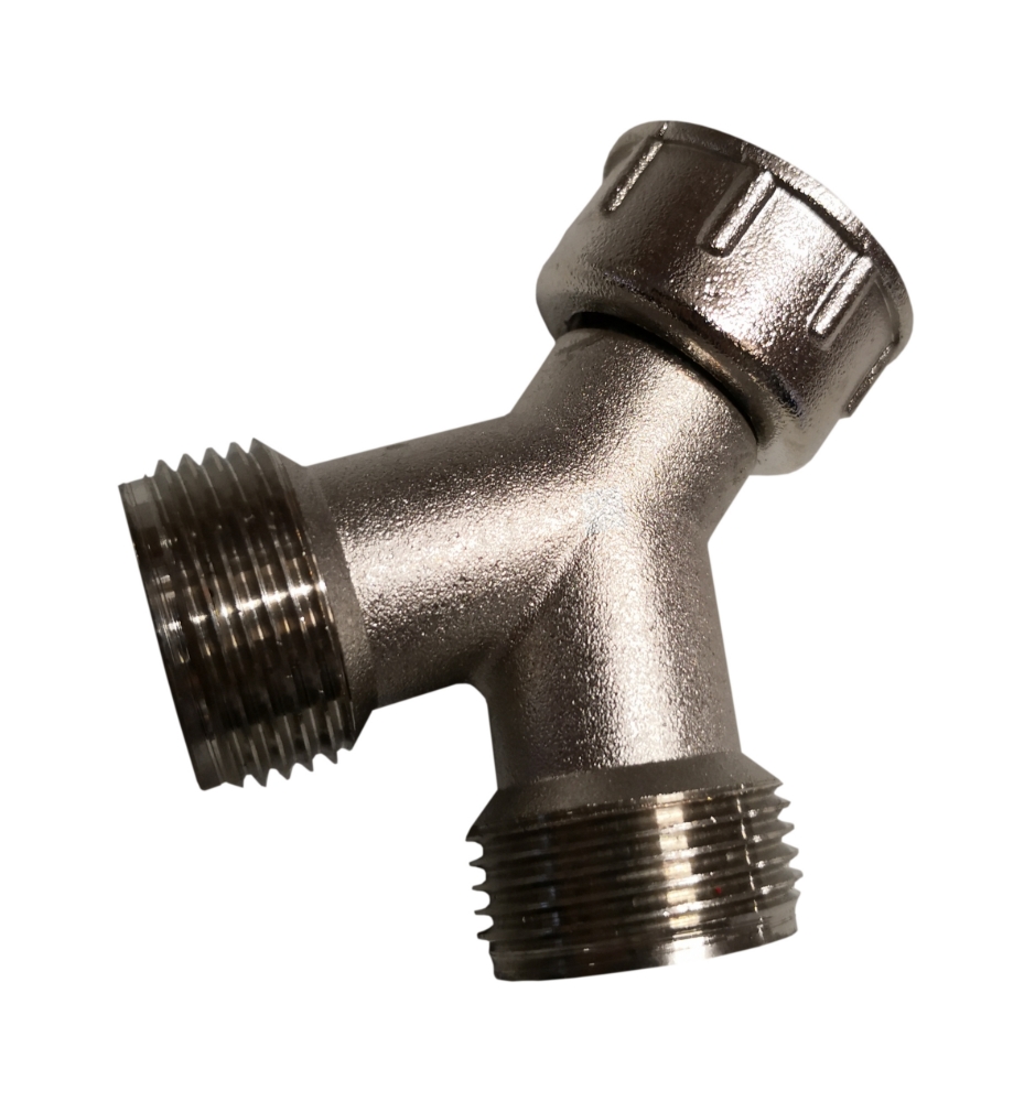 Warrior Y Splitter for Washing Machine Brass Warrior Warehouses Ltd