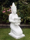 Garden Ornament THAI PRINCESS WHITE Colour 85cm