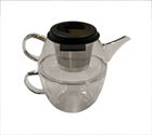 Teapot & Mug RANDWYCK Borosilicate H/R Glass Black