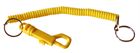 Key Ring Hipster Spiral Coil Yellow