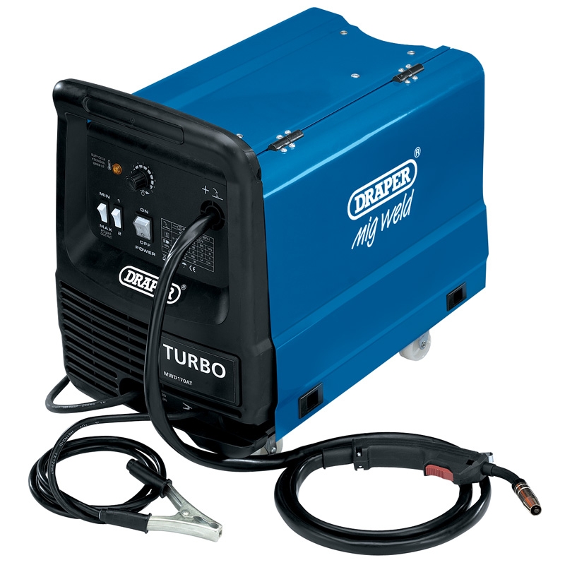 Warrior Welder DRAPER Gas & Gasless Mig 180Amp Warrior Warehouses Ltd
