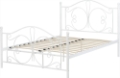 Bedstead ANNABEL Ornate White Metal - Various Sizes