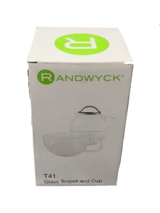 Teapot & Mug RANDWYCK Borosilicate H/R Glass