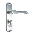 Handle Bathroom Lock GENOA Chrome