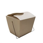 Food Gift and Treat Box Cardboard and Wire Handle