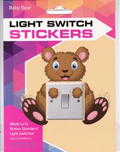 Sticker Set for Light Switch Baby Bear
