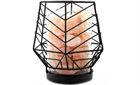 Salt Lamp in Wire Cage LED 16x15cm