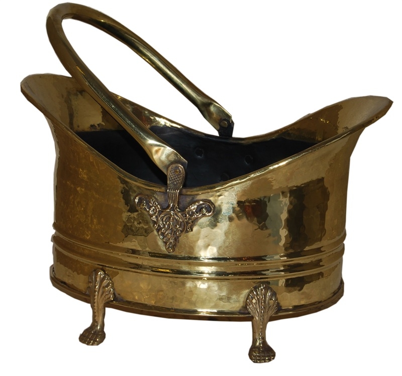 Coal Bucket Brass Set of 2 Large Only Warrior Warehouses Ltd