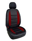Car Seat Padded Cover & Cushion MARYLAND Black & Red